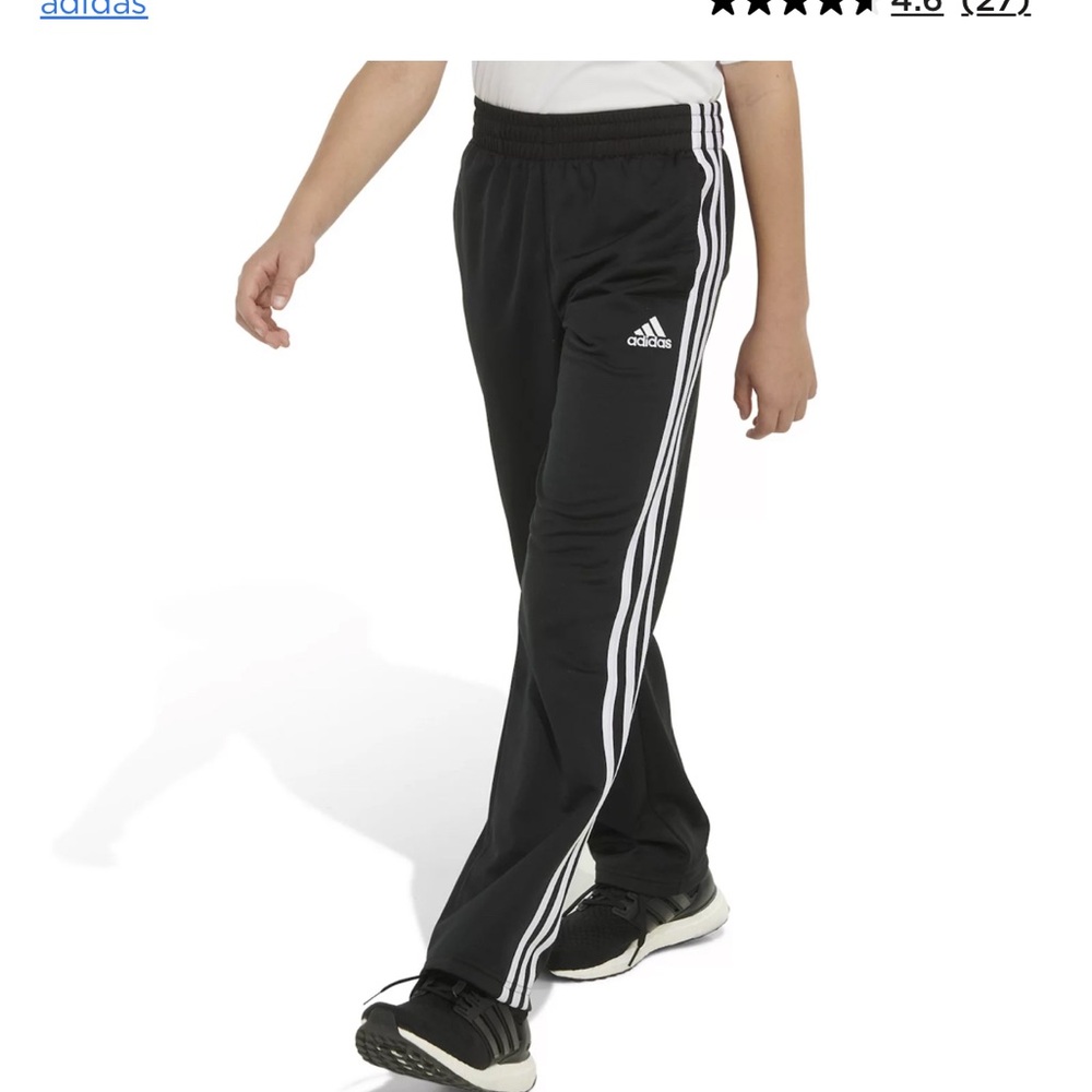 Adidas Iconic Tricot Pants - Navy Blue with White Stripes